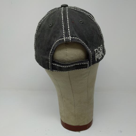 KBETHOS Dog Mom Strapback Hat Distressed Gray Embroidered Patch Logo - Picture 8 of 13